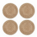 Set of 4 Pandan Weave Placemat with Shells