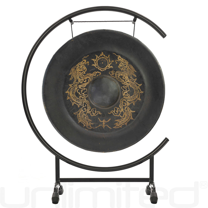 11" Vietnamese Tuned (to F4) Dragon Heart Gong on Stands