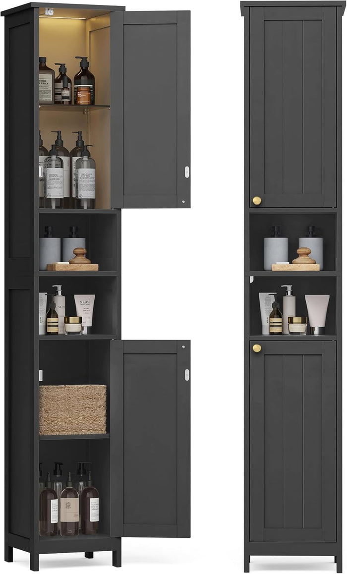 11.8" Tall Storage Cabinet with Lights - Canva Home