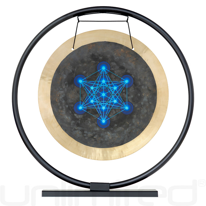 14" Metatron Deep Breath Gongs on Stands