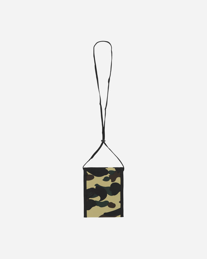 A Bathing Ape 1st Camo Pass Case YELLOW Bags and Backpacks Cases 1E80182039 002