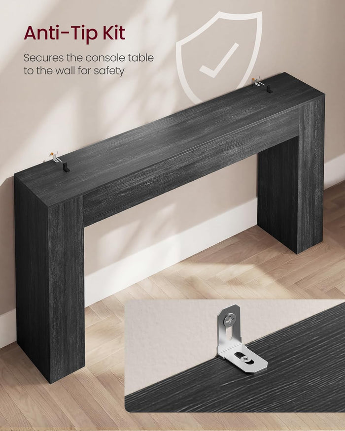 63" Farmhouse Console Table - Canva Home
