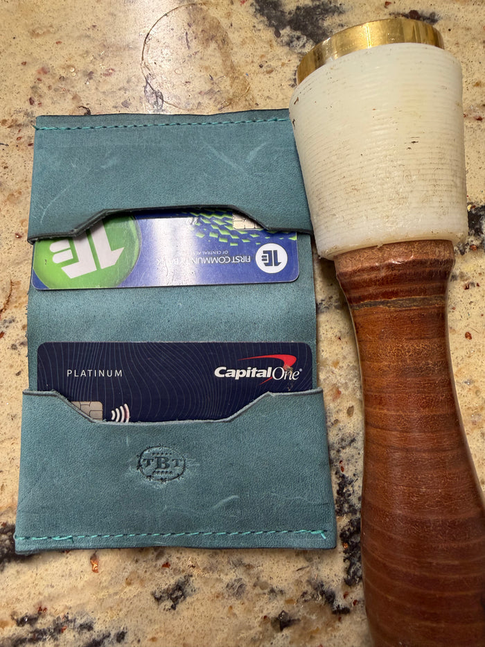 Cardholder unisex leather minimalist card wallet