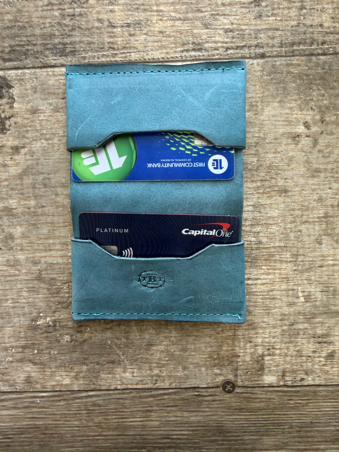 Cardholder unisex leather minimalist card wallet