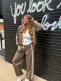 Living the Dream Zip Up Jacket Set