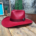 Charlie 1 Horse x Lainey Wilson Breakin' Hearts Straw Hat in Red