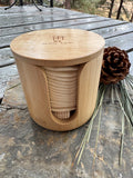Bamboo Storage Box + Hemp Cotton Rounds | Zero Waste Beauty