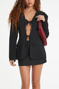 A-Line Micro Mini Skirt