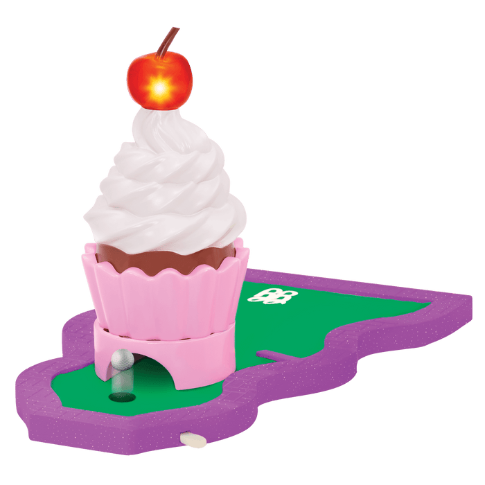 14-inch doll playing with mini-golf playset