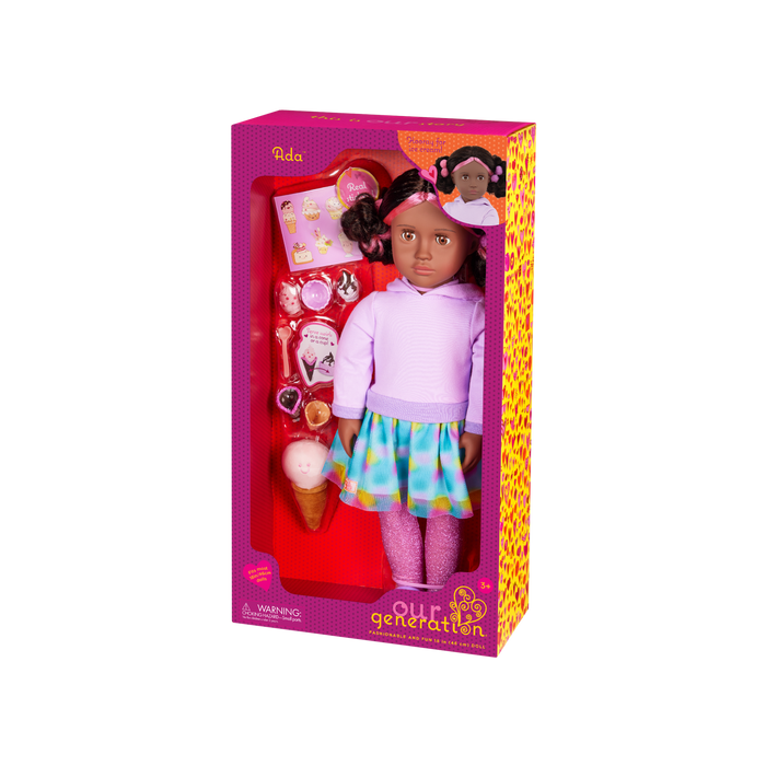 Our Generation 18-inch Doll Ada and accessories