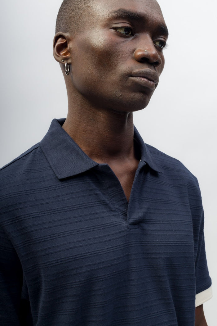 Adam | Men's Novelty Knit Polo