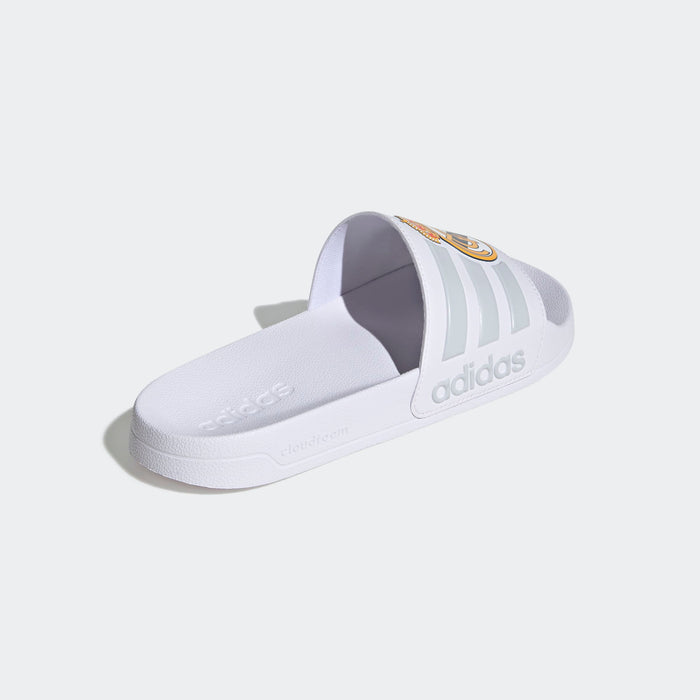 adidas ADILETTE SHOWER REAL MADRID Slides | Cloud White-Light Solid Grey | Men's