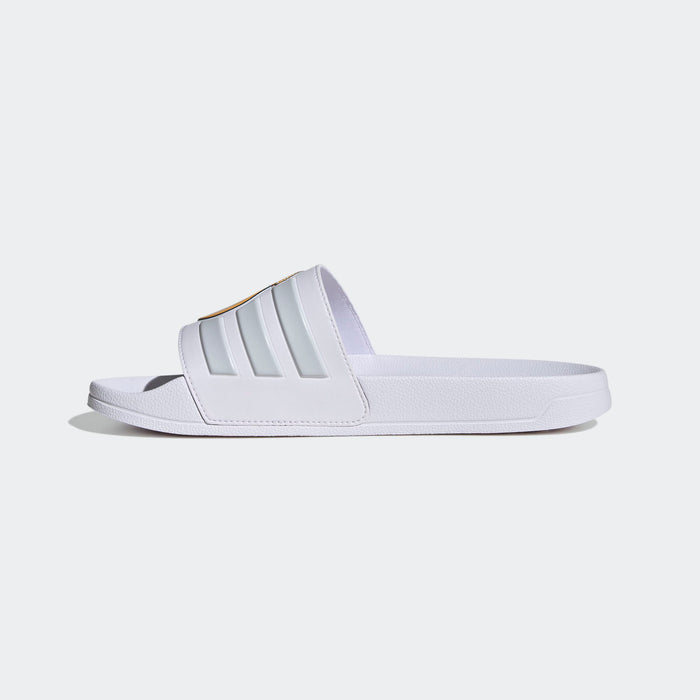 adidas ADILETTE SHOWER REAL MADRID Slides | Cloud White-Light Solid Grey | Men's