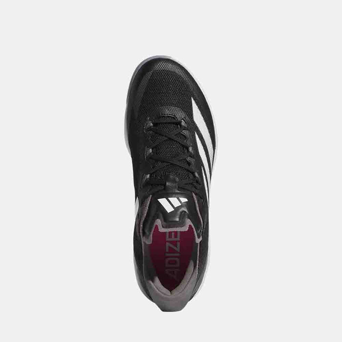 Top view of the Adidas Adizero Impact Baseball Turf Shoes.