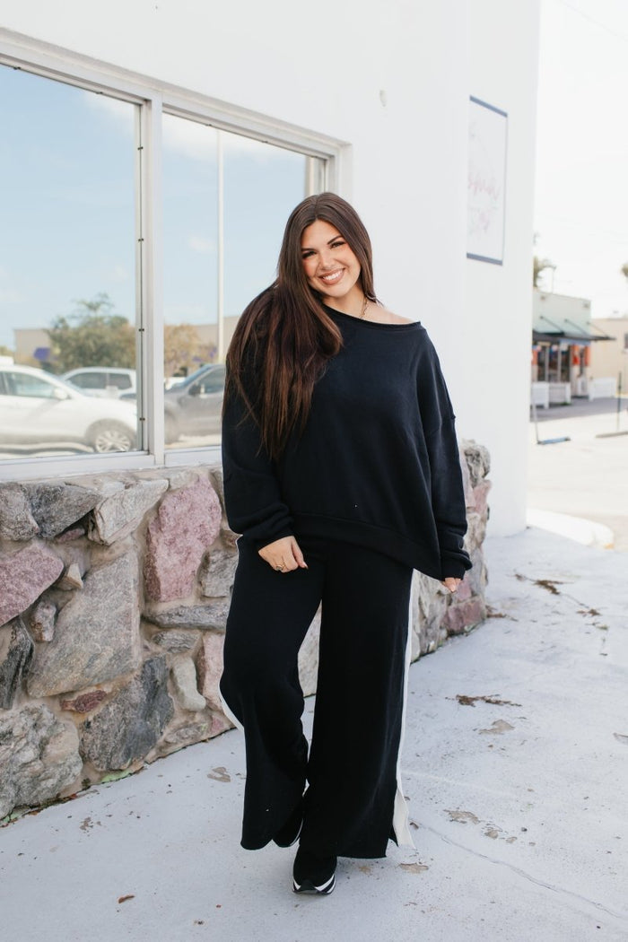 Airplane Mode On Pants In Black & White - Reg & Curvy - Macoma Boutique210 Other Bottoms