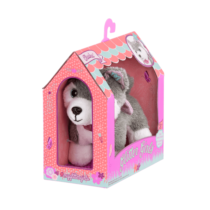 Husky dog plushie