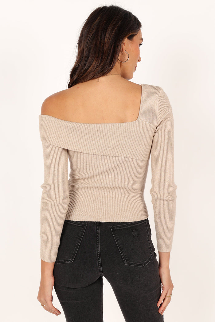 Petal and Pup USA TOPS Aleena Knit Top - Oatmeal