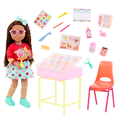 Glitter Girls Alessa and School Desk Set