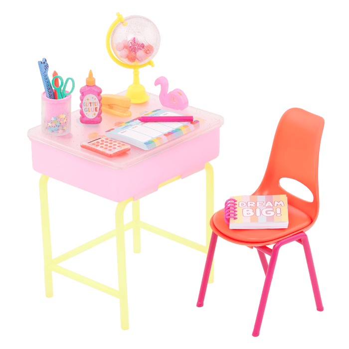 Glitter Girls Alessa and School Desk Set