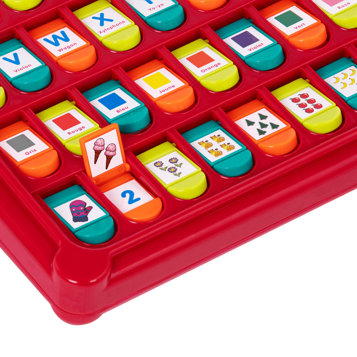 Colorful alphabet toy in French