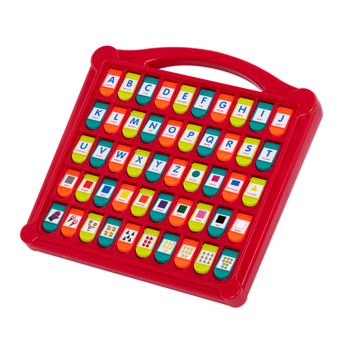 Colorful alphabet toy in French