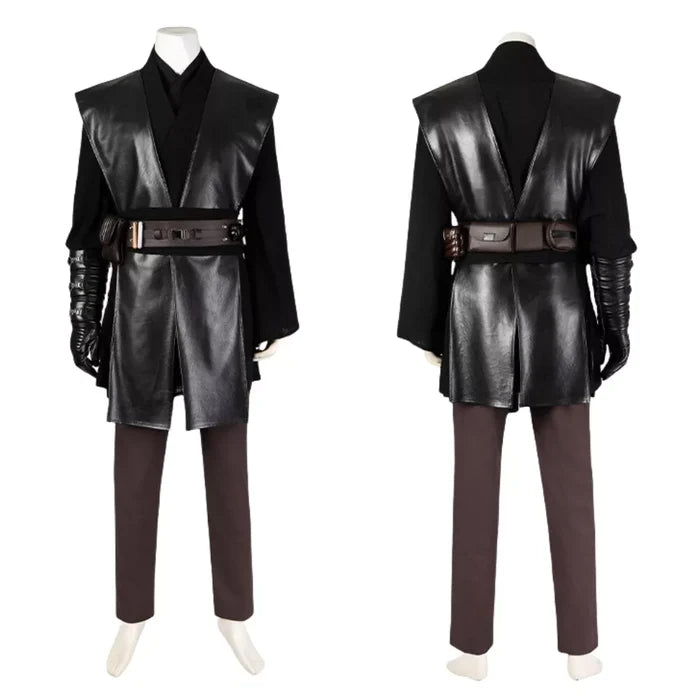 Anakin Skywalker Costume Outfit - Star Wars Suit - Men Full Set Halloween
