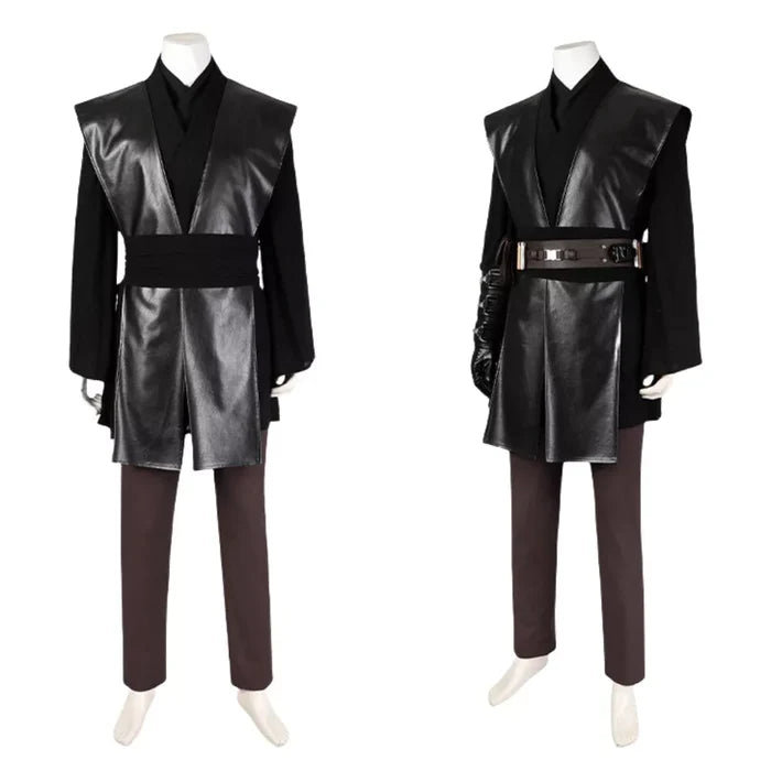 Anakin Skywalker Costume Outfit - Star Wars Suit - Men Full Set Halloween