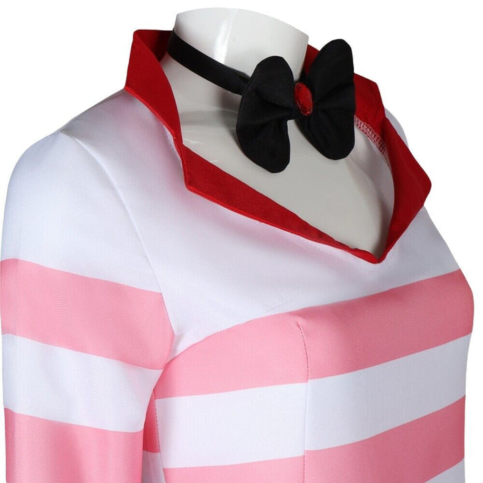 Angel Dust Costume - Hazbin Hotel Cos Outfit - Carnival Suit Uniform Halloween