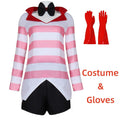 Angel Dust Costume - Hazbin Hotel Cos Outfit - Carnival Suit Uniform Halloween