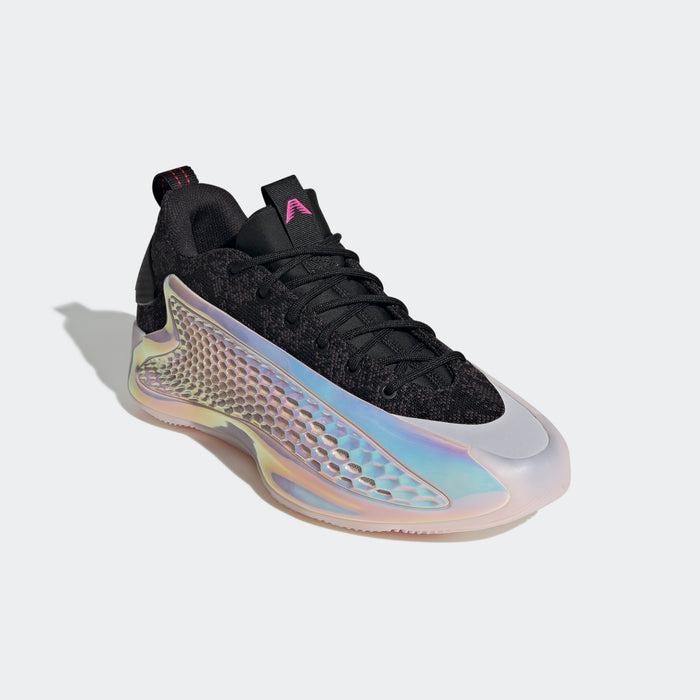 adidas ANTHONY EDWARDS 1 LOW Basketball Shoes | Core Black-Almost Pink-Lucid Fuchsia | Men's