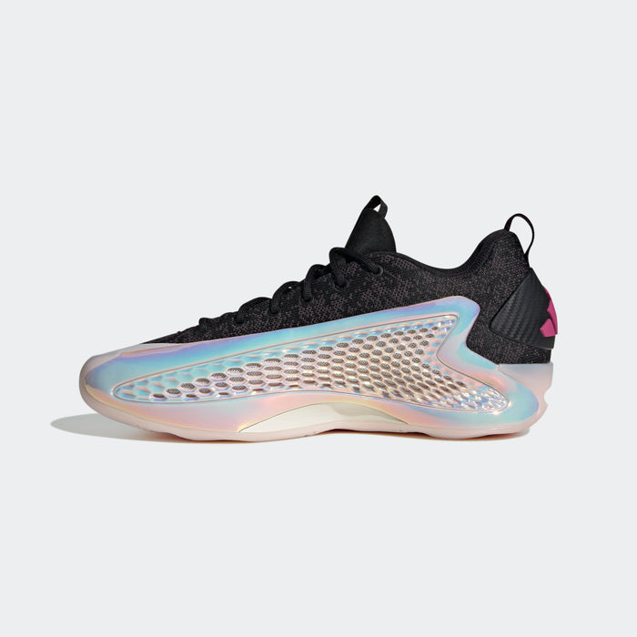 adidas ANTHONY EDWARDS 1 LOW Basketball Shoes | Core Black-Almost Pink-Lucid Fuchsia | Men's