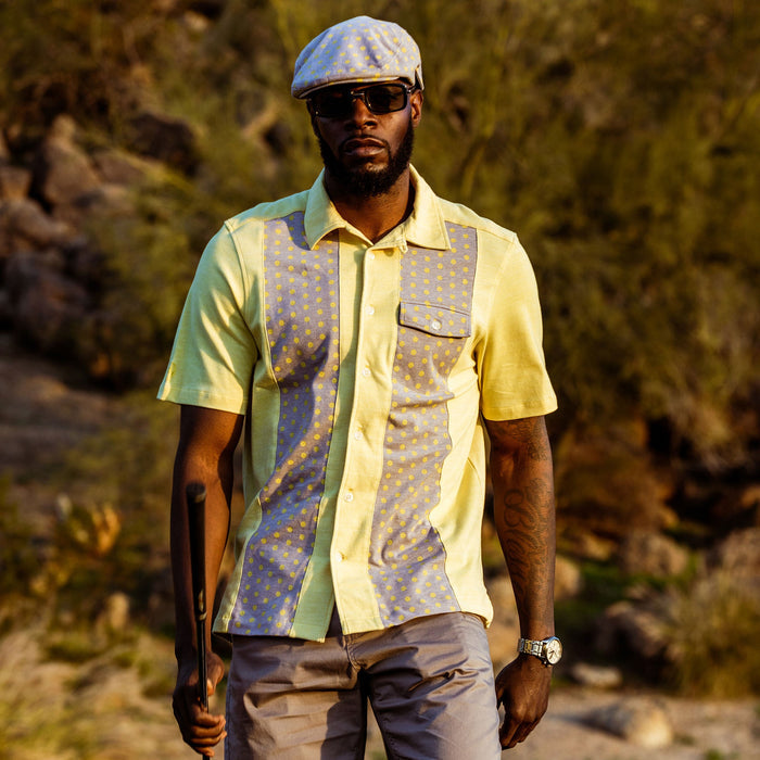 Antonio | Men's Pique Panel Shirt