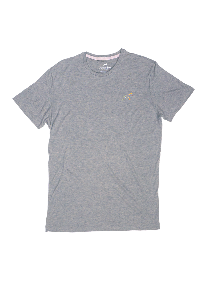 Arctic Fox Merino Tee Gray