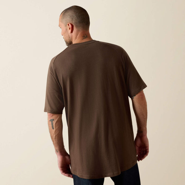 Ariat Men's Rebar Cotton Strong T-Shirt in Moss