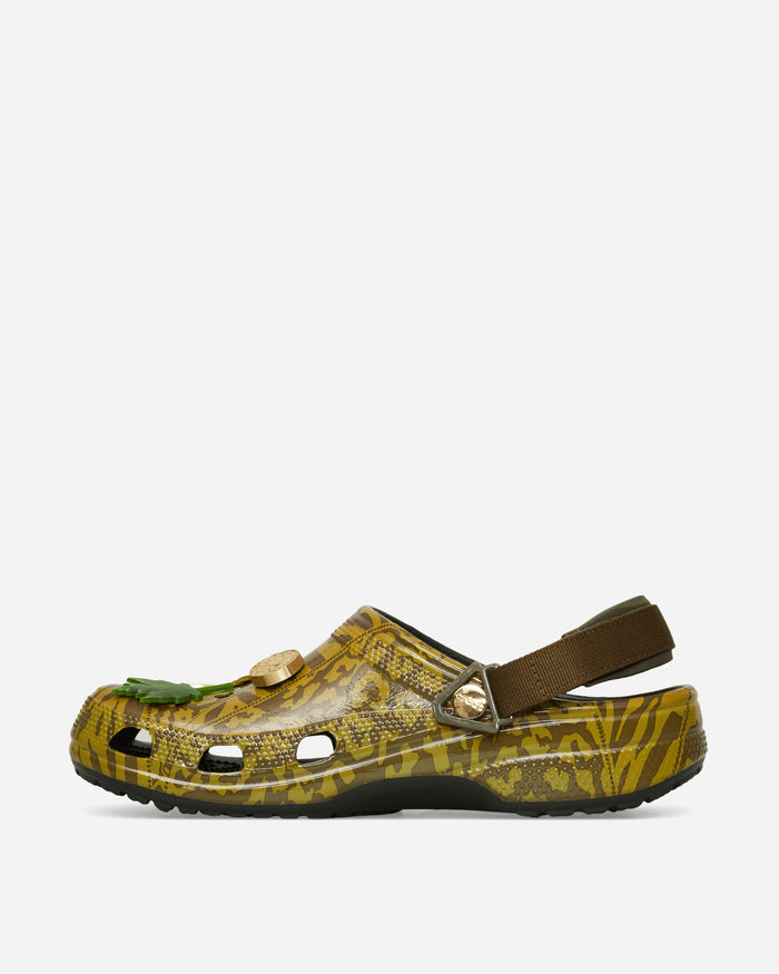 Crocs Aries Arise X Crocs Classic Clog Dark Algae Sandals and Slides Sandals and Mules CR.211060 DKAG