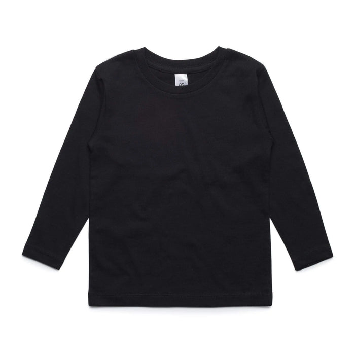 As Colour youth long sleeve tee 3008 Casual Wear As Colour BLACK 8Y