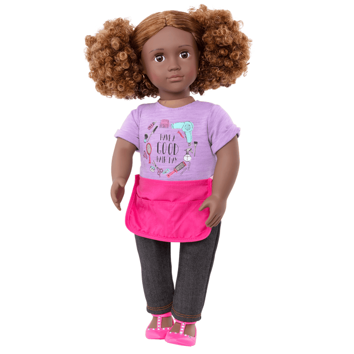 Our Generation 18-inch Hairdresser Doll Ashanti