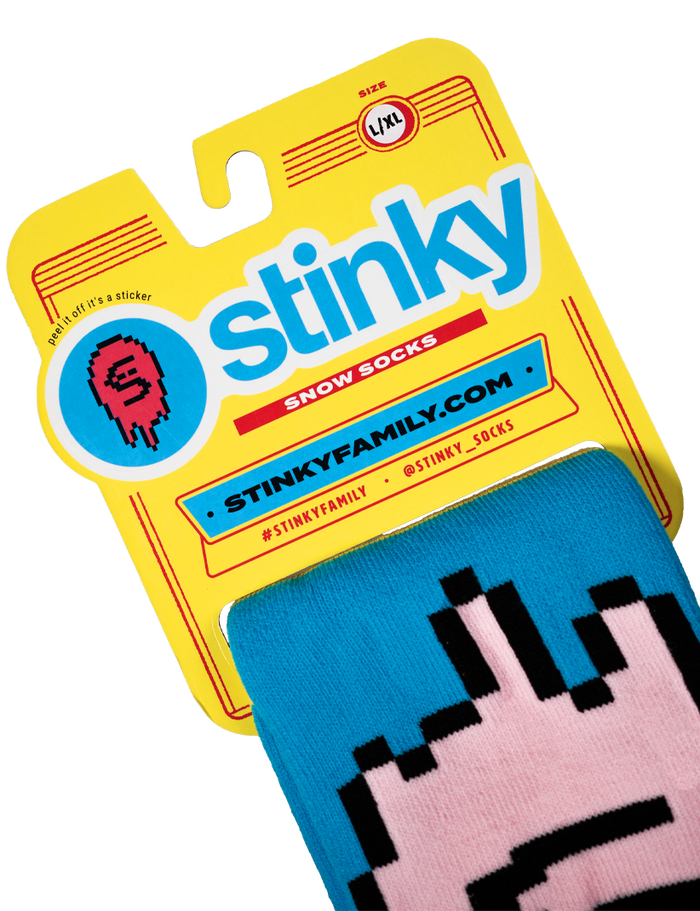 Atari Drip Snow Socks