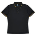 Aussie Pacific Cottesloe Kids Polo Shirt 3319  Aussie Pacific BLACK/GOLD 4