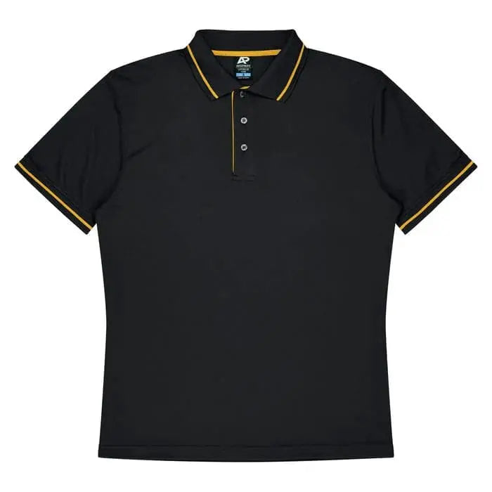 Aussie Pacific Cottesloe Kids Polo Shirt 3319  Aussie Pacific BLACK/GOLD 4