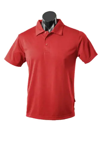 Aussie Pacific Kids Botany Polo Shirt 3307 Casual Wear Aussie Pacific Red 6