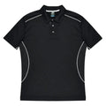 Aussie Pacific Kuranda Men's Polo Shirt 1323  Aussie Pacific BLACK/WHITE S