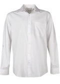 Aussie Pacific Men's Kingswood Long Sleeve Shirt 1910l Corporate Wear Aussie Pacific White XXS