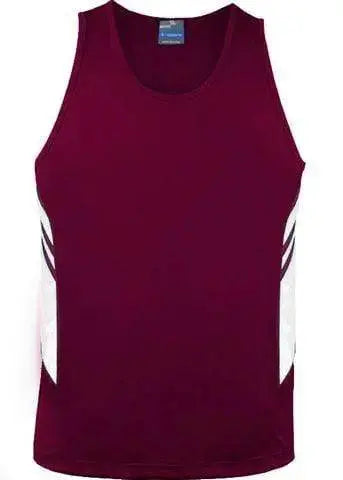 Maroon/White / S