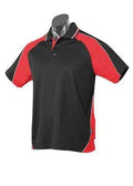 Aussie Pacific Panorama Kid's Polo Shirt 3309 Casual Wear Aussie Pacific Black/Red/White 6