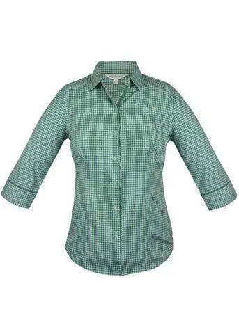Aussie Pacific Ladies Epsom 3/4 Sleeve Shirt 2907T Corporate Wear Aussie Pacific Emerald 4