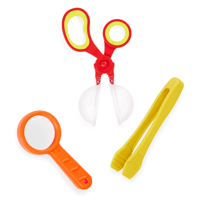 Tropical bug hotel toy with accessories for toddlers and kids