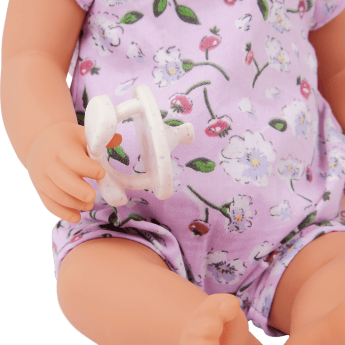 LullaBaby Doll in Floral Outfit