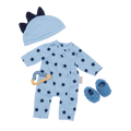 LullaBaby Boy Doll Blue Pajama Outfit