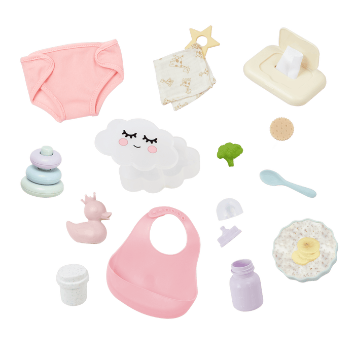 LullaBaby Doll Care & Feeding Set